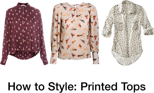 How to Style Printed Tops
